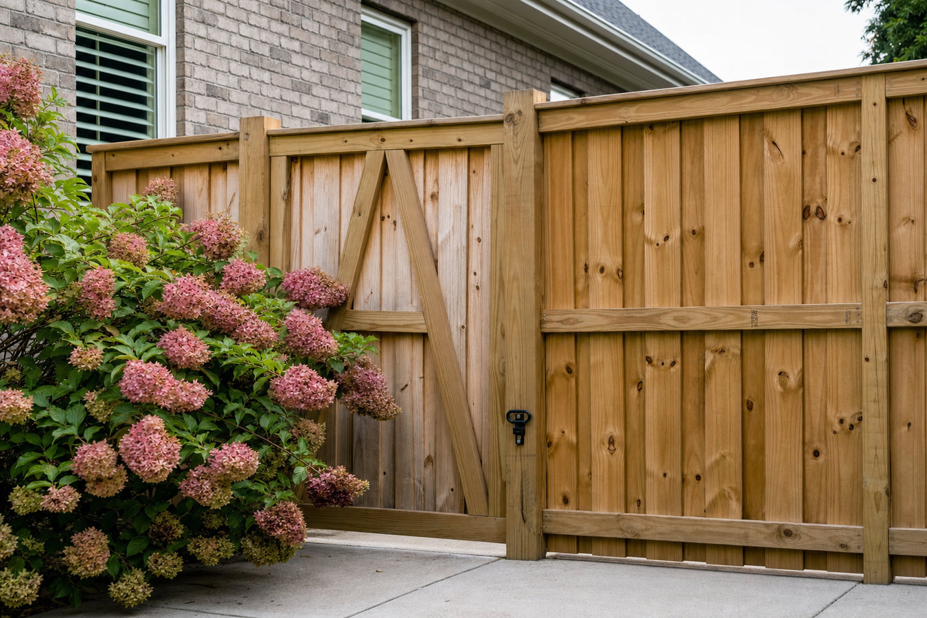 Custom fence design in Nacogdoches, TX